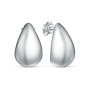 Серьги-гвоздики из серебра «Капля»