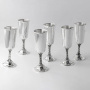 Набор серебряных рюмок «Виноград» - 6 предметов