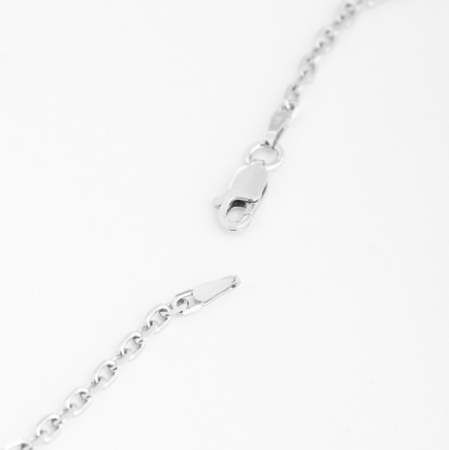 Цепь серебряная «Якорная»