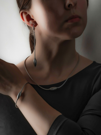 Серебряные серьги