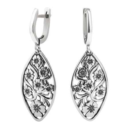 Серебряные серьги «Вероника»