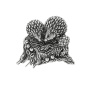 Брошь из серебра «Ежики»