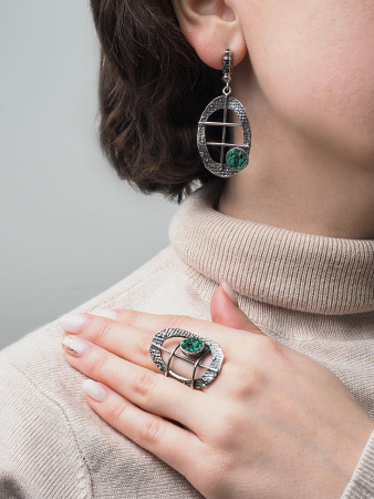 Серебряные серьги