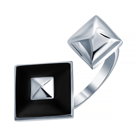 Серебряное кольцо с эмалью