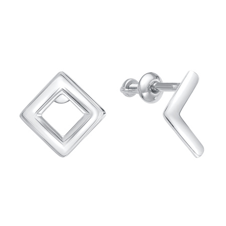 Серьги-пусеты из серебра