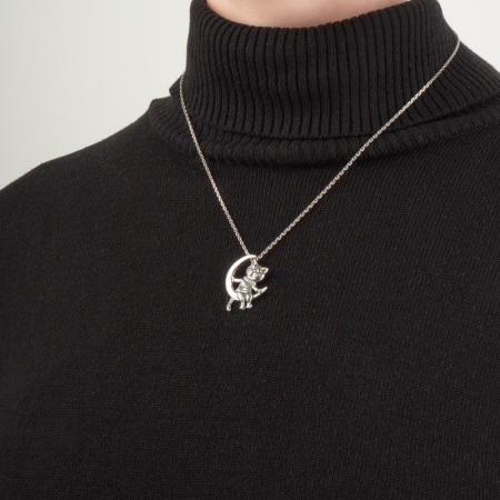 Серебряная подвеска «Лунатик»