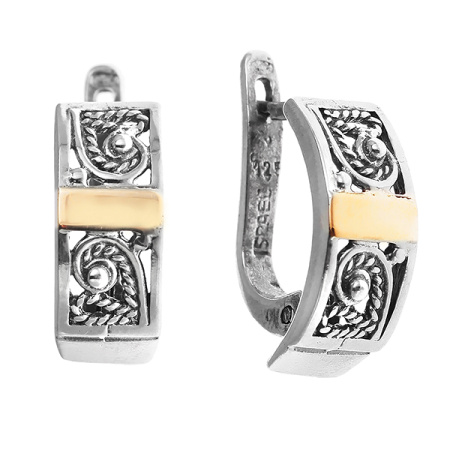 Серебряные серьги