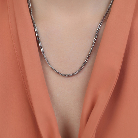 Цепь серебряная «Колосок»