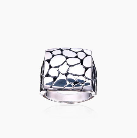 Серебряное кольцо «Мозаика»