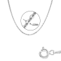 Серебряная цепь «Якорная»