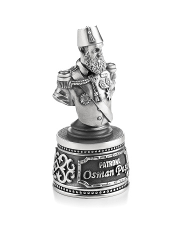 Шахматы из серебра «Синопское сражение»