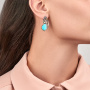 Серебряные серьги «Перо Жизни»