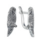 Серебряные серьги « Совы»