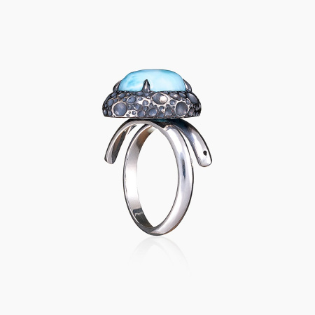 Серебряное кольцо «Небесный Сателлит»