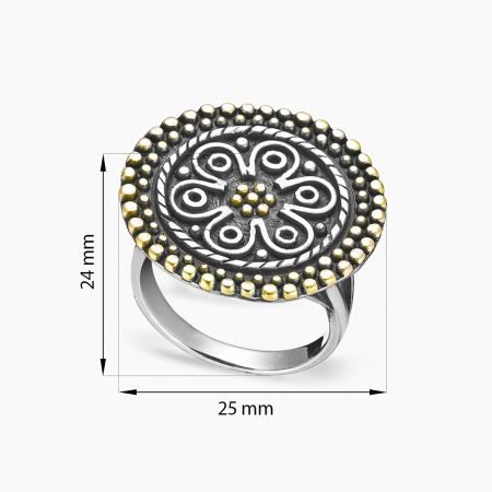 Кольцо из серебра