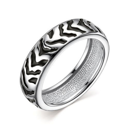 Серебряное кольцо с эмалью