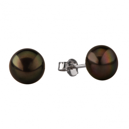 Серебряные серьги с жемчугом