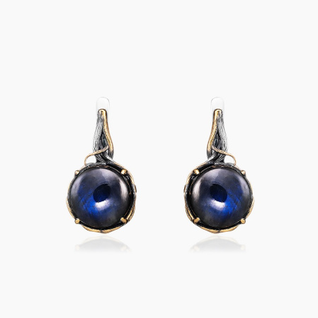 Серебряные серьги «Тропы Природы»