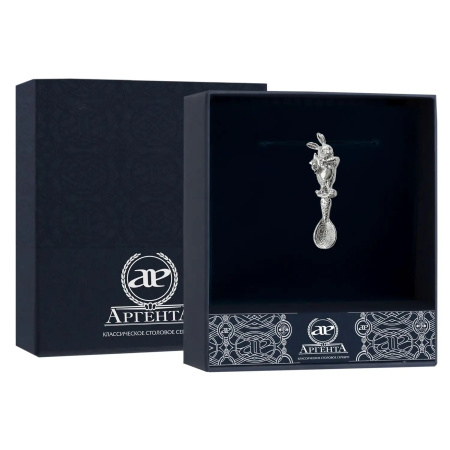 Ложка сувенирная «Кролик» в футляре