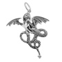 Серебряный кулон «Гарпия»