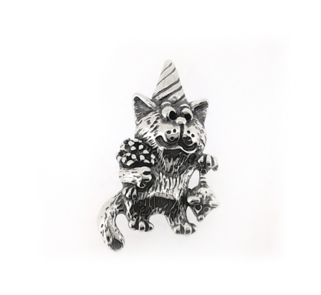 Подвеска из серебра «Поздравляю»