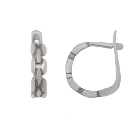 Серебряные серьги «Цепи»