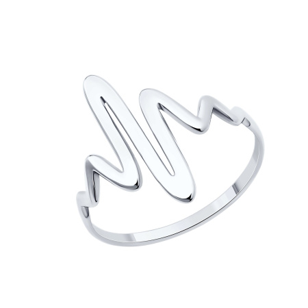 Кольцо из серебра «Пульс»