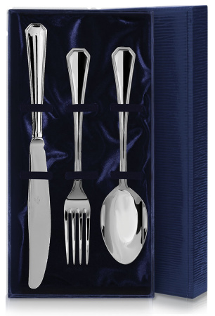 Серебряный набор столовый «Элегант» 3 предмета