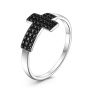 Кольцо из серебра с натуральной шпинелью