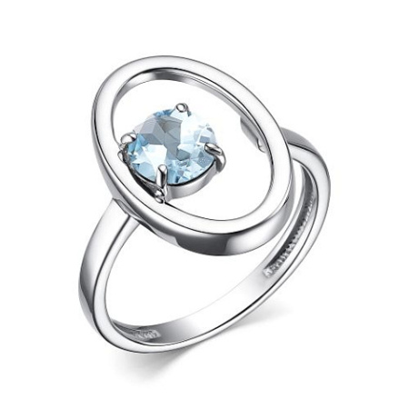 Кольцо из серебра с топазом