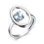 Кольцо из серебра с топазом