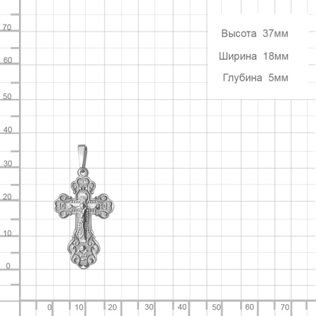 Крест из серебра