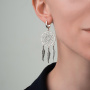 Серебряные серьги «Ловцы снов»