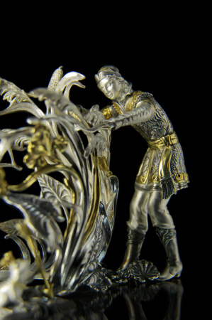 Серебряный подстаканник «Иван-царевич»