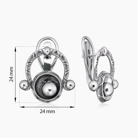 Серьги из серебра