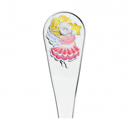 Ложка детская «Ангелочек со звездочкой», эмаль