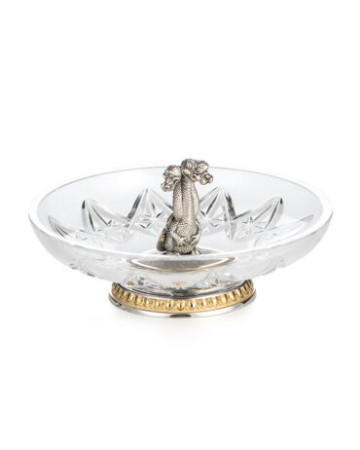 Серебряная тарелочка «Змей Горыныч»