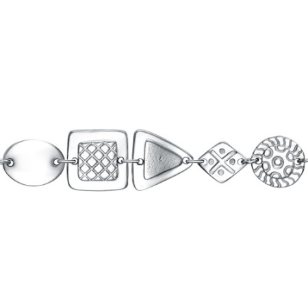 Серебряный браслет орнамент