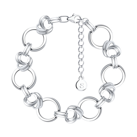 Серебряный браслет «Геометрия»