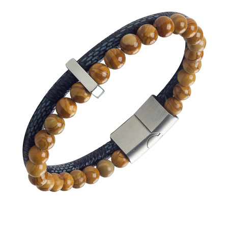 Кожаный браслет