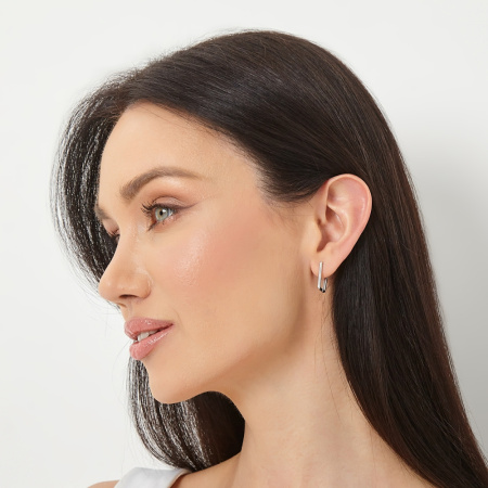 Серебряные серьги «Геометрия»