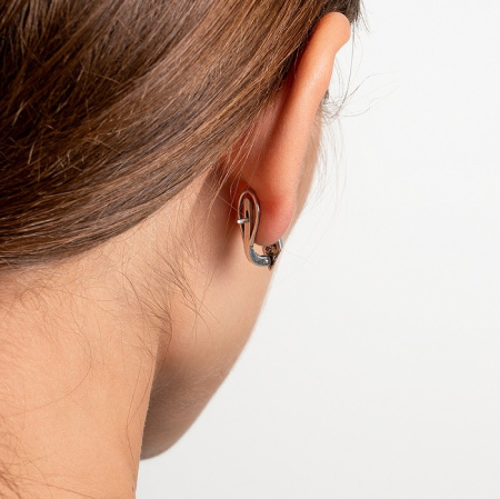 Серебряные серьги «Звезда»