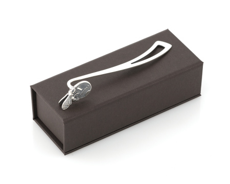 Серебряная закладка для книг «Денежная пчела»