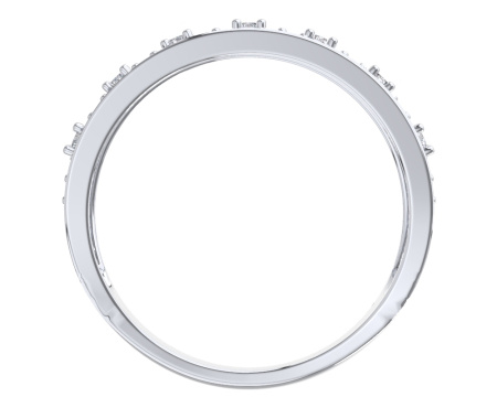 Серебряное кольцо с фианитами