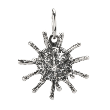 Серебряный кулон «Ерш»