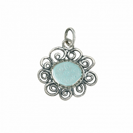 Серебряная подвеска «Арландина» с эмалью