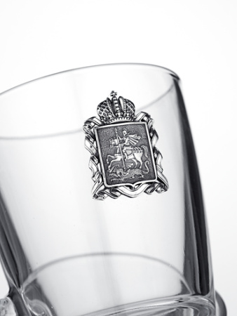 Чайная кружка с серебром «Московская область»