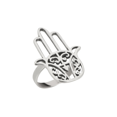 Кольцо из серебра «Рука Фатимы»