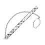 Серебряный зажим для галстука