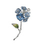 Брошь из серебра «Гортензия»